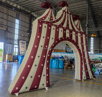 Arche gonflable de cirque de carnaval, entrée d'événement, arche gonflable pour festival, fête, publicité, arche gonflable extérieure