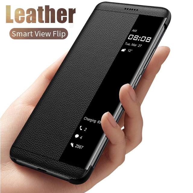 Smart View Window Flip Case for Samsung for Galaxy S22 S20 Ultra S21 FE S10 Lite Plus S7 Edge-Full Protection Mobile Phone Cases