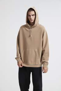 Sweats à capuche brodés 420gsm Top Qualité Heavyweight Puff Print Hoodies Hommes 100% Coton Sweat-shirt à capuche brodé personnalisé - Product Image 5