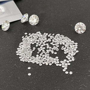 เพชรเม็ดเล็กทรงกลมใหญ่สีสดใส VVS 2/2.5/3/3.5/4/4.5mm HPHT สำหรับปลูกในห้องปฏิบัติการขายส่งเพชรหลวมธรรมชาติ - Product Image 3