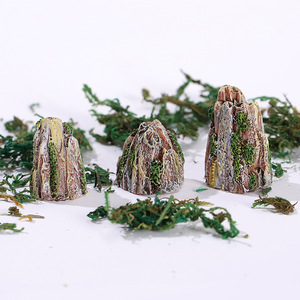 หินประดับจำลองเรซิ่นขนาดเล็กสำหรับตกแต่งบ้าน ต้นไม้กระถาง และสวน - Product Image 1
