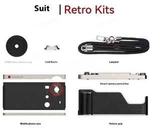 Nubia Z70S Ultra Camera Kit Retro Leather <b>Grip</b> Neo Bar Shutter <b>Control</b> T‑Mount Lens Cold Shoe 67mm Filter Adapter Mobile Photogr - Product Image 6