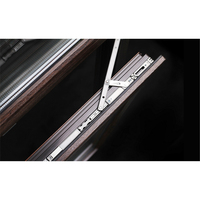 Ventanas y Puertas Corredizas de Triple Vidrio Personalizadas, Ventana Moderna de UPVC para Cocina y Uso Exterior, Ventanas de Vidrio Templado