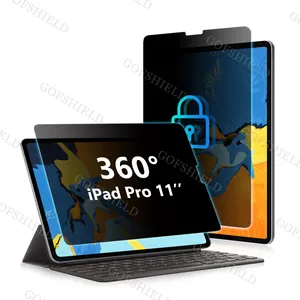 4 Way 360 Degree Privacy Screen Protector For iPad Pro 11/Air 4 2020 Spy Anti Film Blue Light Blocking Anti UV Screen Protector