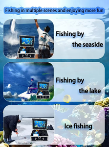 Caméra de pêche sous-marine <span class=keywords><strong>en</strong></span> gros d'usine, étanche IP68, grand angle 185°, autonomie 6H, écran LCD rotatif, portable pour la pêche sur glace - Product Image 5