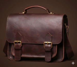 Indian Manufactured Elegant Ladies Genuine Leather <b>Tote</b> Bag with Large Capacity for Office Work Shopping and Travel for Sale - Product Image 1