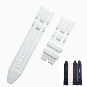 Para <span class=keywords><strong>Inventa</strong></span> de los hombres de goma impermeable correa de silicona 26mm reloj banda pulsera negro muñequera azul Accesorios - Product Image 6