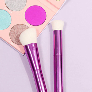 YRX 8 pinceaux de maquillage de haute qualité, nouveau design, électroplaqué violet, synthétique, kit de pinceaux de maquillage de beauté premium - Product Image 5