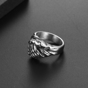 Handshake <b>Ring</b> Men's <b>Titanium</b> Steel Retro Style Gift Jewelry SA1127 - Product Image 4