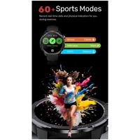 MG04 GPS reloj inteligente para hombres deporte Fitness Tracker Monitor de sueño 3ATM impermeable al aire libre pantalla AMOLED silicona inteligente