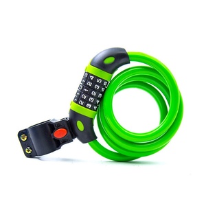 Candado de Bicicleta de Alta Calidad con Cable de Acero de Seguridad, Plegable, con Combinación de 5 Dígitos, sin Llave - Product Image 1