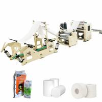 Máquina Rebobinadora de Papel Higiénico Totalmente Automática, Máquina para Fabricar Papel Higiénico de Alta Velocidad