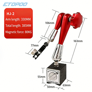 Supporto Magnetico Universale per Calibrazione, Base di Calibrazione di Alta Qualità, Supporto per Quadrante a Leva Percentuale, Base Robusta con Interruttore - Product Image 3