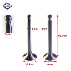 Valve d'échappement pour 2 roues Diesel, pièces de rechange, en acier inoxydable, pour Danyang, Fenghuang, fenix, R170f, 170F - Product Image 2