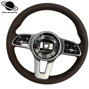 Schwarzes Holz-Lenkrad für Mercedes Benz W176 W177 W245 W246 W247 W202 W203 W204 W205 W211 W212 W213 W463 G63 E63 AMG <span class=keywords><strong>C218</strong></span> - Product Image 5