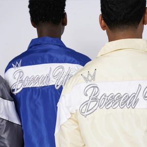 Custom Design Men Casual <b>Zip</b> <b>up</b> <b>Jacket</b> Shorts Polyester Windbreaker Tracksuit Sweatsuit 2 Piece Jogging Wear Nylon Tracksuit - Product Image 3