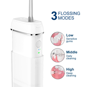 CE ROHS onaylı diş irrigator patentli tasarım su pensesinde şarj edilebilir titreşimli Jet Flosser seyahat kullanımı için - Product Image 2