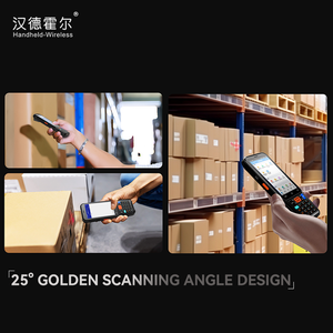 Cầm tay gồ ghề <span class=keywords><strong>PDA</strong></span> 5000mAh Android 15 1D 2D Máy quét mã vạch không dây wifi 4 gam NFC Bàn phím màn hình cảm ứng dữ liệu Collector thiết bị đầu cuối - Product Image 4