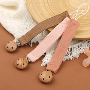 คลิปหนีบจุกนมปลอมสำหรับเด็กสินค้าสำหรับเด็กทำจากผ้าฝ้ายบีชใหม่ดีไซน์ทันสมัยไม่ซ้ำใคร - Product Image 2