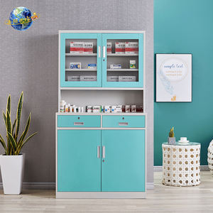 خزانة أدوية غربية حديثة من الفولاذ للمستشفيات وعيادات الأسنان أثاث مثالي للجراحة والعناية بالفم - Product Image 2