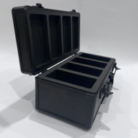 Étui de rangement de luxe pour cartes gradées avec fenêtre, en mousse EVA, support professionnel pour cartes PSA BGS SGC, mallette de transport en aluminium pour cartes à collectionner