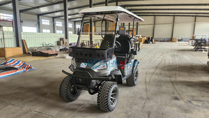 Chariot de golf électrique multifonctionnel à 4 places et chariot de golf à quatre roues avec châssis en aluminium à vendre - Product Image 2