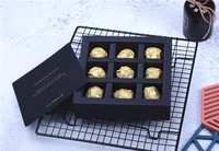 Boîtes d'emballage de gâteau à la truffe avec logo personnalisé pour fête d'anniversaire de mariage