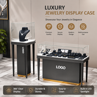 Vitrine de présentation en verre pour bijouterie, comptoir de magasin de détail, mobilier de magasin, vitrine pour bijoux et montres