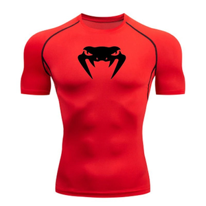 Maglietta Aderente da Uomo per Palestra e Sport, T-Shirt Supereroe ad Asciugatura Rapida, Top a Maniche Corte per Corsa e Attività Sportive - Product Image 5