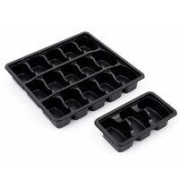 Barquette à raviolis en plastique transparente PP jetable pour aliments surgelés