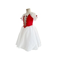 S0139 Coppelia Uncontrollable Daughter Peasant Professional Ballet Long Tulle Skirt Girls' Romantic Dress for Stage Performance