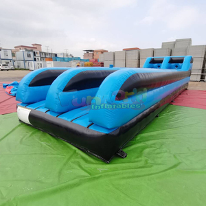 Juegos inflables comerciales de doble carril para carreras de bungee, tipo Baltimore, para deportes interactivos, en venta. - Product Image 2