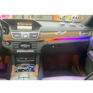 W212 64 couleurs, éclairage ambiant arc-en-ciel coloré, mise à niveau pour Mercedes-Benz Classe E 2010 - 2015, accessoires d'éclairage LED intérieur - Product Image 6