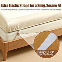 Collection de linge de lit personnalisé en gros pour lits jumeaux, doubles et king size – Ensemble de draps-housses avec bordure rembourrée à rebord surélevé pour lit