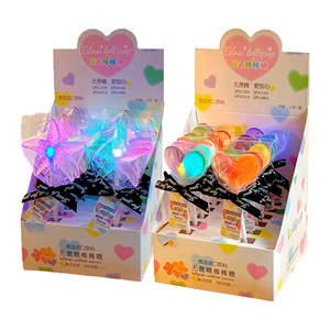 Venta <span class=keywords><strong>al</strong></span> por mayor de dulces para niños hechos a mano sin azúcar gradiente cola de pez Flash Dulces <span class=keywords><strong>Al</strong></span> Por Mayor música piruleta palo luminoso piruleta - Product Image 6