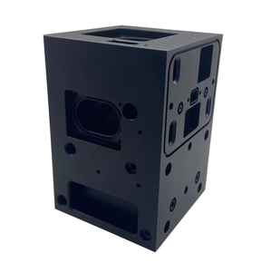 Piezas Metálicas CNC Personalizadas de Fábrica, Anodizadas en Negro, Caja de Cavidades Multicanal, Dispositivo de Automatización, Centro de Mecanizado CNC de Aluminio - Product Image 2