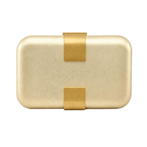 Sac de soirée minimaliste en cuir PU pour femme, pochette chic en métal, sac à main quotidien pour mariage et vacances avec chaîne amovible - Product Image 5