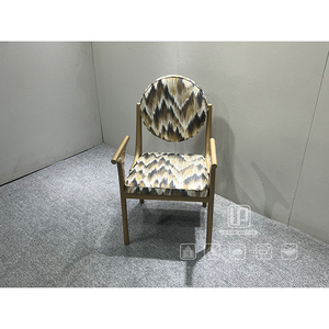 Hot Selling Luxury Antique Dinning Room Furniture Set Wood Frame Fabric Pattern <b>Dining</b> <b>Chair</b> With Square Cushion Hot Selling - Product Image 4