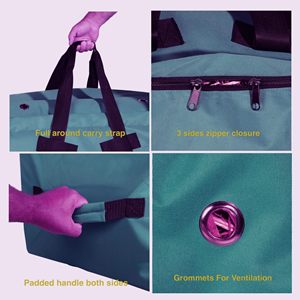 Échantillon gratuit Sacs de transport de foin pour chevaux sur roues personnalisés, résistants, durables, imperméables, sacs de foin roulants avec roues - Product Image 6