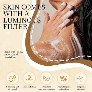 Gel douche de haute qualité nettoyant pour le corps soufre <span class=keywords><strong>Anti</strong></span>-acariens nettoyage en profondeur contrôle de l'huile hydratant blanchissant Gel douche exfoliant OEM - Product Image 4