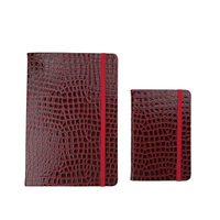 Cahier à sangle crocodile Cross-Border PU Elastic Leather Rubber Spiral Hardcover School Gifts A5 A4 B5 Sizes for Foreign Trade