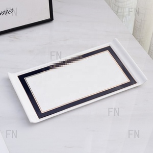 The Best-selling Blue and <b>White</b> Ceramic Tableware Comes with <b>Gift</b> <b>Boxes</b> and logo Tray Bowls Bugari - Product Image 5