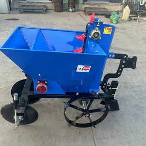 Semoir à pommes de terre manuel à une rangée, bleu, monté sur tracteur, haute productivité, équipement agricole - Product Image 2