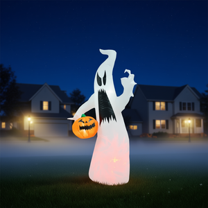 <b>Halloween</b> LED Ghost 5.9 Ft Inflatable Outdoor Decoration Waterproof Yard Decor For Holiday Blow <b>Ornament</b> - Product Image 2