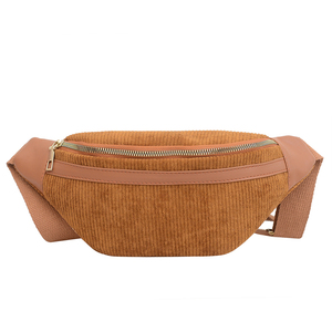 <span class=keywords><strong>Riñonera</strong></span> de <span class=keywords><strong>Pana</strong></span> de Gran Capacidad para Mujer, Nueva, de Diseño, para Viaje, para Teléfono y Dinero, Venta al por Mayor - Product Image 3