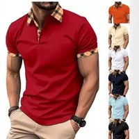 Polo oversize d'été pour hommes, col montant, avec poche, anti-boulochage, grandes tailles, personnalisable, vente en gros transfrontalière