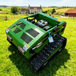 Robot <span class=keywords><strong>tondeuse</strong></span> à gazon automatique à chenilles de qualité industrielle et DIY, télécommande intelligente, largeur de coupe de 550 mm <span class=keywords><strong>pour</strong></span> l'agriculture et les jardins - Product Image 2