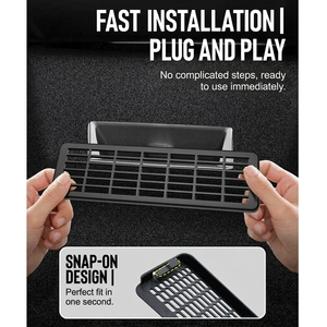 Nouvelle grille de protection intérieure pour <span class=keywords><strong>Tesla</strong></span> <span class=keywords><strong>Model</strong></span> <span class=keywords><strong>3</strong></span>/Y 2021-2026, cache de ventilation en maille, série YURAN - Product Image 2