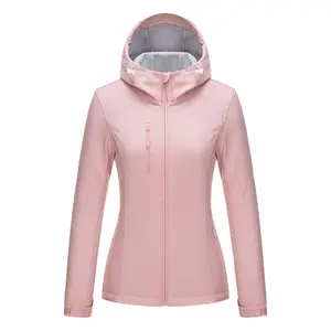 Outdoor Hiking Jacket Camping Windbreaker Softshell Jacket Casual Zipper Jacket Warm Hot Selling Eco-friendly Custom Logo Women