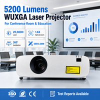 Proyector Láser WUXGA de 5200 Lúmenes con Zoom Óptico de 1.6X para Aulas y Salas de Reuniones